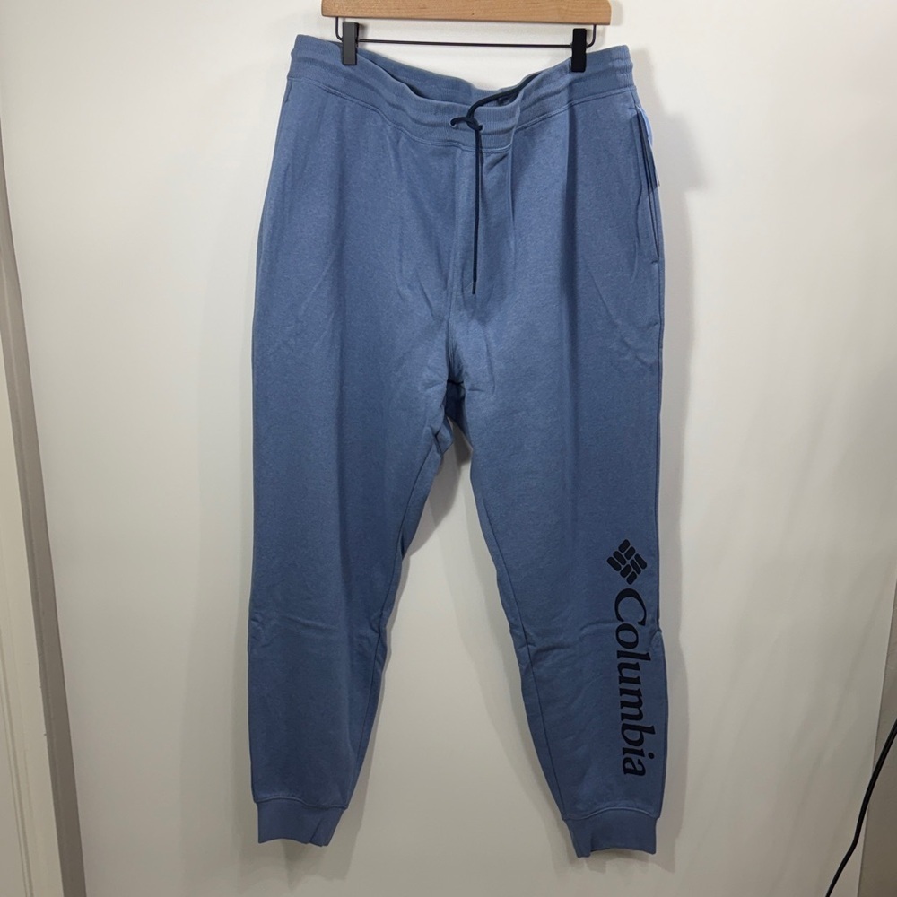Columbia Men’s CSC Logo Fleece Joggers ll size XXL.NWT.Blue
